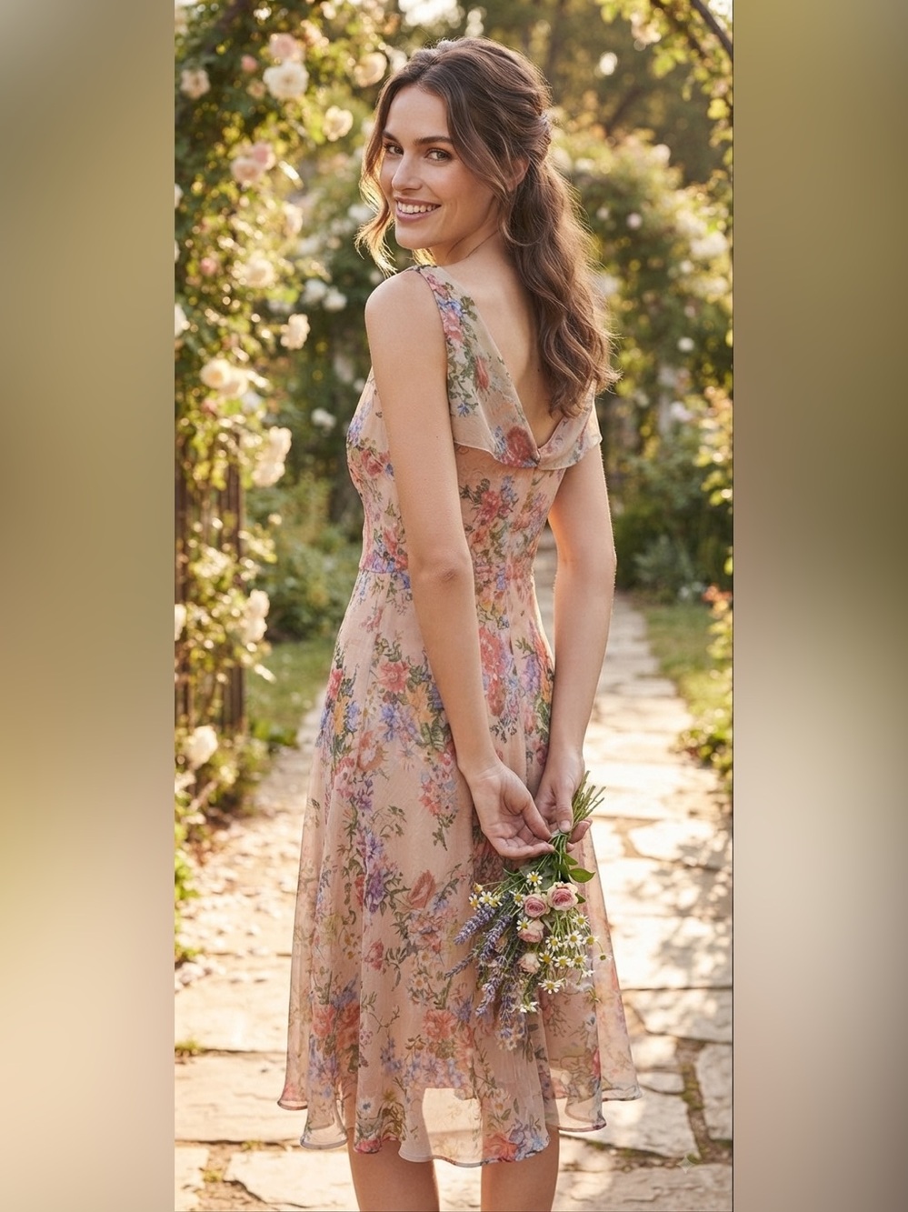Anthropologie Savannah Silk floral print Dress by Meadow Rue